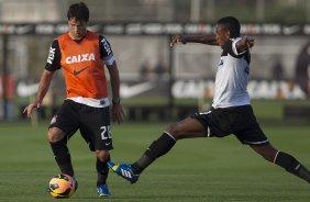 Durante o treino desta tarde no CT Joaquim Grava, no Parque Ecolgico do Tiete. O prximo jogo da equipe ser domingo, dia 11/08, contra o Vitoria/BA, no Pacaembu, vlido pela 12 rodada do Campeonato Brasileiro de 2013