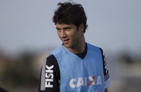 Durante o treino desta tarde no CT Joaquim Grava, no Parque Ecolgico do Tiete. O prximo jogo da equipe ser domingo, dia 11/08, contra o Vitoria/BA, no Pacaembu, vlido pela 12 rodada do Campeonato Brasileiro de 2013