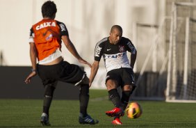 Durante o treino desta tarde no CT Joaquim Grava, no Parque Ecolgico do Tiete. O prximo jogo da equipe ser domingo, dia 11/08, contra o Vitoria/BA, no Pacaembu, vlido pela 12 rodada do Campeonato Brasileiro de 2013