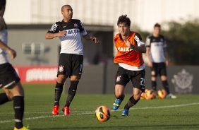 Durante o treino desta tarde no CT Joaquim Grava, no Parque Ecolgico do Tiete. O prximo jogo da equipe ser domingo, dia 11/08, contra o Vitoria/BA, no Pacaembu, vlido pela 12 rodada do Campeonato Brasileiro de 2013