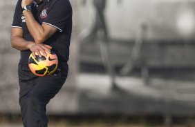 Durante o treino desta tarde no CT Joaquim Grava, no Parque Ecolgico do Tiete. O prximo jogo da equipe ser domingo, dia 11/08, contra o Vitoria/BA, no Pacaembu, vlido pela 12 rodada do Campeonato Brasileiro de 2013