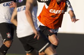 Durante o treino desta tarde no CT Joaquim Grava, no Parque Ecolgico do Tiete. O prximo jogo da equipe ser domingo, dia 11/08, contra o Vitoria/BA, no Pacaembu, vlido pela 12 rodada do Campeonato Brasileiro de 2013