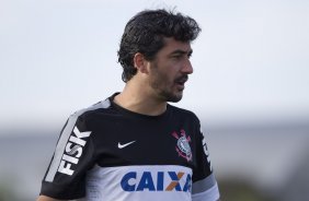 Durante o treino desta tarde no CT Joaquim Grava, no Parque Ecolgico do Tiete. O prximo jogo da equipe ser domingo, dia 11/08, contra o Vitoria/BA, no Pacaembu, vlido pela 12 rodada do Campeonato Brasileiro de 2013