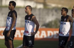 Durante o treino desta tarde no CT Joaquim Grava, no Parque Ecolgico do Tiete. O prximo jogo da equipe ser domingo, dia 11/08, contra o Vitoria/BA, no Pacaembu, vlido pela 12 rodada do Campeonato Brasileiro de 2013