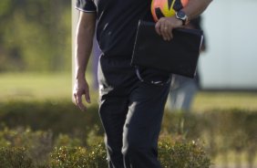 Durante o treino desta tarde no CT Joaquim Grava, no Parque Ecolgico do Tiete. O prximo jogo da equipe ser domingo, dia 11/08, contra o Vitoria/BA, no Pacaembu, vlido pela 12 rodada do Campeonato Brasileiro de 2013