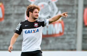 Alexandre Pato durante Treino do Corinthians realizado no CT Joaquim Grava