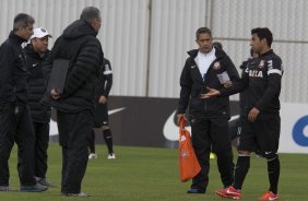 Durante o treino desta tarde no CT Joaquim Grava, no Parque Ecolgico do Tiete. O prximo jogo da equipe ser domingo, dia 18/08, contra o Coritiba, no Pacaembu, vlido pela 15 rodada do Campeonato Brasileiro de 2013