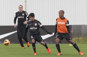 Durante o treino desta tarde no CT Joaquim Grava, no Parque Ecolgico do Tiete. O prximo jogo da equipe ser domingo, dia 18/08, contra o Coritiba, no Pacaembu, vlido pela 15 rodada do Campeonato Brasileiro de 2013