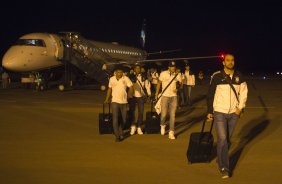 Durante a viagem para a cidade de Lucas do Rio Verde/MT. O prximo jogo da equipe ser amanh, quarta-feira, dia 21/08, contra o Luverdense Esporte Clube/MT, no estdio Passo das Emas, jogo de ida vlido pela Copa do Brasil 2013