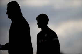 Durante o treino desta tarde no CT Joaquim Grava, no Parque Ecolgico do Tiete. O prximo jogo da equipe ser amanh, quarta-feira, 28/08, contra a Luverdense/MT, no estdio do Pacaembu, oitavas de final, jogo da volta da Copa do Brasil 2013