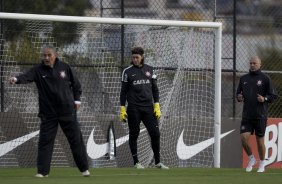 Durante o treino desta tarde no CT Joaquim Grava, no Parque Ecolgico do Tiete. O prximo jogo da equipe ser amanh, quarta-feira, 28/08, contra a Luverdense/MT, no estdio do Pacaembu, oitavas de final, jogo da volta da Copa do Brasil 2013