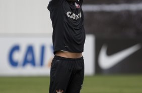 Durante o treino desta tarde no CT Joaquim Grava, no Parque Ecolgico do Tiete. O prximo jogo da equipe ser amanh, quarta-feira, 28/08, contra a Luverdense/MT, no estdio do Pacaembu, oitavas de final, jogo da volta da Copa do Brasil 2013