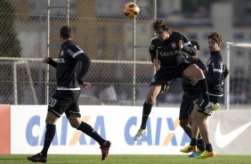 Durante o treino desta tarde no CT Joaquim Grava, no Parque Ecolgico do Tiete. O prximo jogo da equipe ser amanh, quarta-feira, 28/08, contra a Luverdense/MT, no estdio do Pacaembu, oitavas de final, jogo da volta da Copa do Brasil 2013