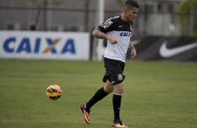 Durante o treino desta tarde no CT Joaquim Grava, no Parque Ecolgico do Tiete. O prximo jogo da equipe ser amanh, quarta-feira, 28/08, contra a Luverdense/MT, no estdio do Pacaembu, oitavas de final, jogo da volta da Copa do Brasil 2013