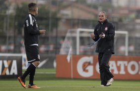 Durante o treino desta tarde no CT Joaquim Grava, no Parque Ecolgico do Tiete. O prximo jogo da equipe ser amanh, quarta-feira, 28/08, contra a Luverdense/MT, no estdio do Pacaembu, oitavas de final, jogo da volta da Copa do Brasil 2013