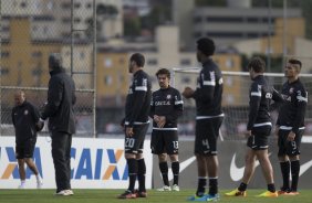 Durante o treino desta tarde no CT Joaquim Grava, no Parque Ecolgico do Tiete. O prximo jogo da equipe ser amanh, quarta-feira, 28/08, contra a Luverdense/MT, no estdio do Pacaembu, oitavas de final, jogo da volta da Copa do Brasil 2013