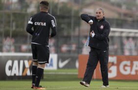 Durante o treino desta tarde no CT Joaquim Grava, no Parque Ecolgico do Tiete. O prximo jogo da equipe ser amanh, quarta-feira, 28/08, contra a Luverdense/MT, no estdio do Pacaembu, oitavas de final, jogo da volta da Copa do Brasil 2013