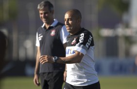 Durante o treino desta tarde no CT Joaquim Grava, no Parque Ecolgico do Tiete. O prximo jogo da equipe ser domingo, dia 01/09, contra o Flamengo, no estdio do Pacaembu, jogo vlido pela 17 rodada do Campeonato Brasileiro de 2013