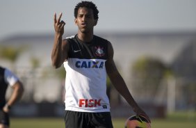 Durante o treino desta tarde no CT Joaquim Grava, no Parque Ecolgico do Tiete. O prximo jogo da equipe ser domingo, dia 01/09, contra o Flamengo, no estdio do Pacaembu, jogo vlido pela 17 rodada do Campeonato Brasileiro de 2013