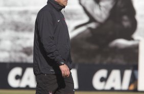 Durante o treino desta tarde no CT Joaquim Grava, no Parque Ecolgico do Tiete. O prximo jogo da equipe ser domingo, dia 01/09, contra o Flamengo, no estdio do Pacaembu, jogo vlido pela 17 rodada do Campeonato Brasileiro de 2013