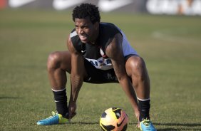 Durante o treino desta tarde no CT Joaquim Grava, no Parque Ecolgico do Tiete. O prximo jogo da equipe ser domingo, dia 01/09, contra o Flamengo, no estdio do Pacaembu, jogo vlido pela 17 rodada do Campeonato Brasileiro de 2013