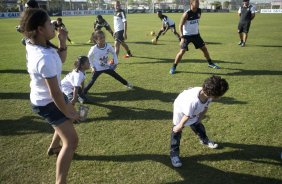 Durante o treino desta tarde no CT Joaquim Grava, no Parque Ecolgico do Tiete. O prximo jogo da equipe ser domingo, dia 01/09, contra o Flamengo, no estdio do Pacaembu, jogo vlido pela 17 rodada do Campeonato Brasileiro de 2013