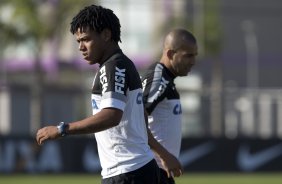 Durante o treino desta tarde no CT Joaquim Grava, no Parque Ecolgico do Tiete. O prximo jogo da equipe ser domingo, dia 01/09, contra o Flamengo, no estdio do Pacaembu, jogo vlido pela 17 rodada do Campeonato Brasileiro de 2013