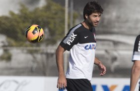 Durante o treino desta tarde no CT Joaquim Grava, no Parque Ecolgico do Tiete. O prximo jogo da equipe ser domingo, dia 01/09, contra o Flamengo, no estdio do Pacaembu, jogo vlido pela 17 rodada do Campeonato Brasileiro de 2013