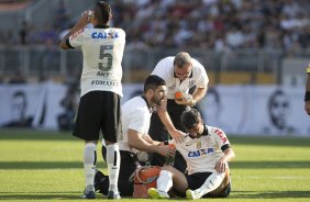 Durante a partida entre Corinthians x Luverdense Esporte Clube/MT, realizada esta noite no estádio do Pacaembu, válida pelas oitavas de final, jogo da volta da Copa do Brasil 2013