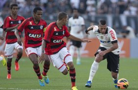 Durante a partida entre Corinthians x Luverdense Esporte Clube/MT, realizada esta noite no estádio do Pacaembu, válida pelas oitavas de final, jogo da volta da Copa do Brasil 2013