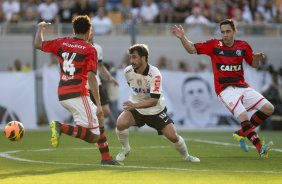 Durante a partida entre Corinthians x Luverdense Esporte Clube/MT, realizada esta noite no estádio do Pacaembu, válida pelas oitavas de final, jogo da volta da Copa do Brasil 2013