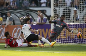 Nos vestirios antes da partida entre Corinthians x Flamengo, realizada esta tarde no estdio do Pacaembu, 17 rodada do Campeonato Brasileiro de 2013