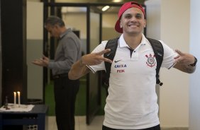 Nos vestiários antes da partida entre Corinthians x Flamengo, realizada esta tarde no estádio do Pacaembu, 17ª rodada do Campeonato Brasileiro de 2013