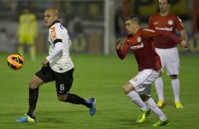 Durante a partida entre Internacional/RS x Corinthians, realizada esta noite no estádio do Vale, em Novo Hamburgo/RS, válida pela 18ª rodada do Campeonato Brasileiro de 2013