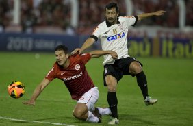 Durante a partida entre Internacional/RS x Corinthians, realizada esta noite no estádio do Vale, em Novo Hamburgo/RS, válida pela 18ª rodada do Campeonato Brasileiro de 2013