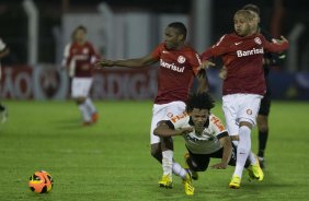 Durante a partida entre Internacional/RS x Corinthians, realizada esta noite no estádio do Vale, em Novo Hamburgo/RS, válida pela 18ª rodada do Campeonato Brasileiro de 2013