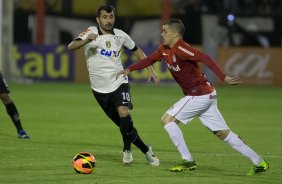 Durante a partida entre Internacional/RS x Corinthians, realizada esta noite no estádio do Vale, em Novo Hamburgo/RS, válida pela 18ª rodada do Campeonato Brasileiro de 2013