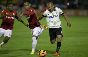 Durante a partida entre Internacional/RS x Corinthians, realizada esta noite no estádio do Vale, em Novo Hamburgo/RS, válida pela 18ª rodada do Campeonato Brasileiro de 2013