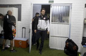 Nos vestirios antes da partida entre Internacional/RS x Corinthians, realizada esta noite no estdio do Vale, em Novo Hamburgo/RS, vlida pela 18 rodada do Campeonato Brasileiro de 2013