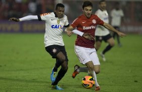 Durante a partida entre Internacional/RS x Corinthians, realizada esta noite no estádio do Vale, em Novo Hamburgo/RS, válida pela 18ª rodada do Campeonato Brasileiro de 2013