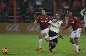 Durante a partida entre Internacional/RS x Corinthians, realizada esta noite no estádio do Vale, em Novo Hamburgo/RS, válida pela 18ª rodada do Campeonato Brasileiro de 2013
