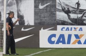 Durante o treino desta tarde no CT Joaquim Grava, no Parque Ecolgico do Tiete. O prximo jogo da equipe ser domingo, dia 08/09, contra o Nautico/PE, no estdio do Pacaembu, vlido pela 19 rodada do Campeonato Brasileiro de 2013