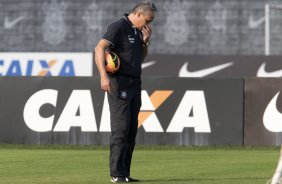 Durante o treino desta tarde no CT Joaquim Grava, no Parque Ecolgico do Tiete. O prximo jogo da equipe ser domingo, dia 08/09, contra o Nautico/PE, no estdio do Pacaembu, vlido pela 19 rodada do Campeonato Brasileiro de 2013