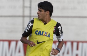 Durante o treino desta tarde no CT Joaquim Grava, no Parque Ecolgico do Tiete. O prximo jogo da equipe ser domingo, dia 08/09, contra o Nautico/PE, no estdio do Pacaembu, vlido pela 19 rodada do Campeonato Brasileiro de 2013