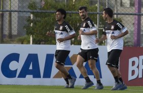 Durante o treino desta tarde no CT Joaquim Grava, no Parque Ecolgico do Tiete. O prximo jogo da equipe ser domingo, dia 08/09, contra o Nautico/PE, no estdio do Pacaembu, vlido pela 19 rodada do Campeonato Brasileiro de 2013