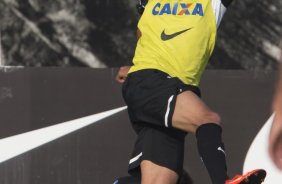 Durante o treino desta tarde no CT Joaquim Grava, no Parque Ecolgico do Tiete. O prximo jogo da equipe ser domingo, dia 08/09, contra o Nautico/PE, no estdio do Pacaembu, vlido pela 19 rodada do Campeonato Brasileiro de 2013