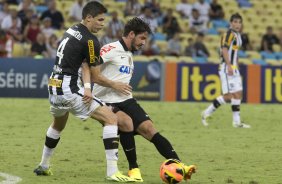 Durante a partida entre Botafogo x Corinthians, realizada esta noite no estádio do Maracanã, válida pela 20ª rodada do Campeonato Brasileiro de 2013