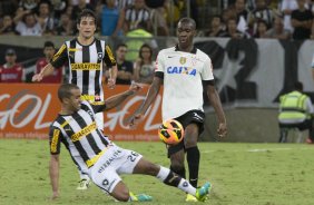 Durante a partida entre Botafogo x Corinthians, realizada esta noite no estádio do Maracanã, válida pela 20ª rodada do Campeonato Brasileiro de 2013