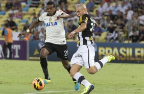 Durante a partida entre Botafogo x Corinthians, realizada esta noite no estádio do Maracanã, válida pela 20ª rodada do Campeonato Brasileiro de 2013