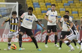 Durante a partida entre Botafogo x Corinthians, realizada esta noite no estádio do Maracanã, válida pela 20ª rodada do Campeonato Brasileiro de 2013